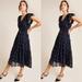 Anthropologie Dresses | Anthropologie Midnight Shimmer Midi Dress | Color: Blue | Size: Xs