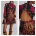 Anthropologie Dresses | Anthropologie Porridge Puff Sleeve Open Back Floral Mini Dress Black Nwt Xl | Color: Black/Pink | Size: Xl