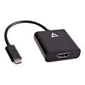 V7 V7UCHDMI-BLK-1E USB-C(m) auf HDMI(w) Adapter Schwarz