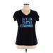 Xersion Active T-Shirt: Black Activewear - Women's Size X-Large