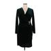 Calvin Klein Casual Dress - Wrap: Black Dresses - Women's Size 14