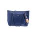 Coach Factory Leather Tote Bag: Blue Bags