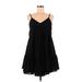 Victoria's Secret Casual Dress - DropWaist: Black Solid Dresses - Women's Size Medium