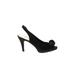 Fioni Night Heels: Black Shoes - Women's Size 9 1/2