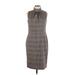 MICHAEL Michael Kors Casual Dress - Sheath: Gray Tortoise Dresses - Women's Size 10