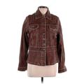 Scully Leather Jacket: Brown Jackets & Outerwear - Women's Size Large