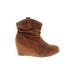 DbDk Fashion Ankle Boots: Brown Shoes - Women's Size 7 1/2