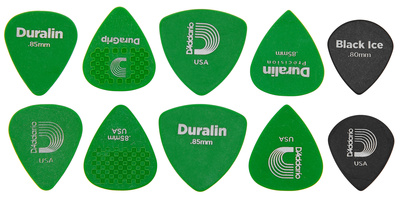 Daddario XDGN4-10 Duralin Picks Medium
