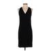 Max Mara Casual Dress - Sheath: Black Solid Dresses - Women's Size 2