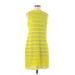 J.Crew Casual Dress: Yellow Tweed Dresses - Women's Size 6