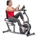 Magnetic Recumbent Bike with Optional Exclusive SunnyFit® App Enhanced Bluetooth Connectivity