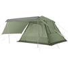 4 Person Army Green Instant Cabin Tent,Easy Setup Pop up Tents for Camping, Family Camp Tent - N/A
