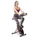 Fitness Folding Upright Exercise Bike with Adjustable Resistance 250 lb. Max. Capacity AMZ-150BK