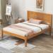 Classic Platform Bed Frame Wood Twin Bed with Headboard, Solid Wood Twin Size Platform Bed Frame, No Box Spring Needed