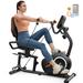 Recumbent Exercise Bike for Adults Seniors with Quick Adjust Seat, 350LB Capacity & 16-level Resistance