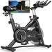 Stationary Exercise Bike Indoor Cycling Bike Ultra-Silent Bikes for Home Magnetic Exercise Bikes with LCD Monitor iPad Holder