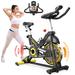 Exercise Bike, Adjustable Magnetic Resistance Silent Belt Drive, Fitness Cycling Bike Machine w/ 350lbs/300lbs Weight Capacity