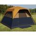 6 Person Blackout Camping Tent Instant Cabin Tents for Family with Rainfly, Easy Setup, Water-Resistant - N/A