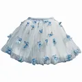 2-12Y Cute Butterfly Baby Girl Skirt Tutu Mesh Ball Gown Skirts Tulle Princess Party Dance Ballet