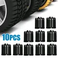 10 Stück Kunststoff-Radkappen tpms Reifen ventil kappen mit Gummi dichtung abdeckungen Autoreifen