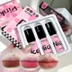 Sweet and Cool Girl Matte Lip Glaze Set Box with Low Saturation Rose Powder and High Appearance