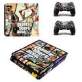 Grand Theft Auto V GTA 5 PS4 Slim Skin Sticker Cover Decal Protector Console and Contrmatérielle
