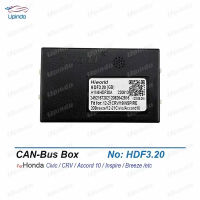 Autoradio CANBus Adapter Android Head Unit CAN Bus Decoder für Honda Civic CR-V Accord 10, Inspire Breeze