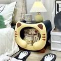 Modern Luxury Cartoon Cute Trendy Bedside Table Bedroom Bedside Table Toy Storage Nightstands Living