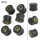 6X Bush Shock Absorber Rear Rubber Ring Bushing Accessories Black Motorbike Universal Shock Absorber