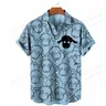 2023 estate uomo donna camicia hawaiana a forma di camicia stampata in 3D camicia moda camicia da