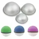 2PCS Round Aluminium Alloy Bath Bomb Molds DIY Tool Bath Bomb Salt Ball Homemade Crafting Gifts