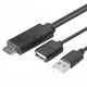 USB-Buchse zu HDMI-kompatiblen Stecker 1080p HDTV TV Digital AV Adapter Kabel Kabel