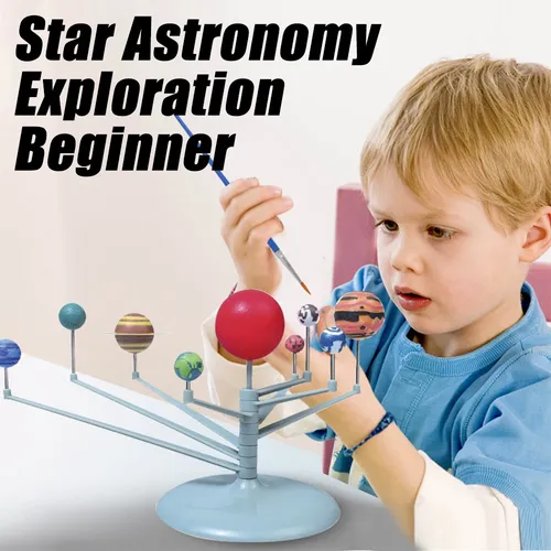 Sonnensystem Modell DIY Spielzeug pädagogische Kinder Wissenschaft Technologie lernen Sonnensystem