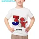 2 3 4 5 6 7 8 9 Jahre Geburtstag Wunder Spiderman Mädchen Hemden Kind personalisieren Name