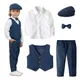Kids Clothes Boys Wedding Suit Toddler Gentleman Outfit Infant Birthday Baptism Set Baby Formal