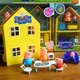 Hot Sale Kid's Peppa Pig Movable Doll Toy George Pig Double Sided House Suit Family Party Theme Toy