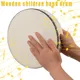 4/6/8/10 Inch Wooden Hand Drum Kid Percussion Toy Wood Frame Drum for Children Music Game Convenient