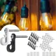 1 Set/15 pcs Hooks Q-Hanger hristmas Lights Hooks with PhillipsScrew for Garage New Year Party