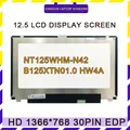 12.5 Ordinateur Portable LCD Écran NT125WHM-N42 B125XTN01.0 HW4A Pour DELL Latitude 5280 5290 7280