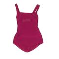 Eres One Piece Swimsuit: Burgundy Marled Swimwear - Women's Size 8