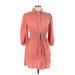 Gap Casual Dress - Shirtdress: Pink Dresses - Women's Size Small