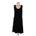Ann Taylor Casual Dress - Slip dress: Black Dresses - Women's Size Medium