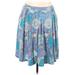 Lularoe Casual Skirt: Blue Floral Bottoms - Women's Size 2X