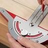 Woodworking Edge Measuring Ruler, Protractor, T-square, Woodworking Edge Ruler, Woodworking Ruler, Woodworking Angle Ruler, Woodworking Design Ruler (15 Inches)