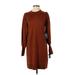 Vince Camuto Casual Dress - Sweater Dress: Brown Dresses - New - Women's Size Small