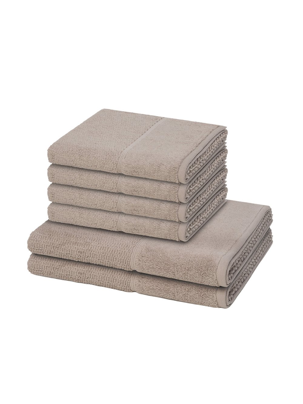 Möve Handtuchset 6-teilig Damen taupe, ONE SIZE Image