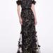 Marchesa Notte Off-The-Shoulder Embroidered Gown - Black - Black - 10