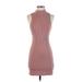 Abercrombie & Fitch Casual Dress - Bodycon: Brown Solid Dresses - Women's Size X-Small