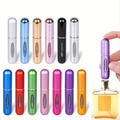 Flacon De Parfum Vaporisateur, Atomiseur De Parfum Portable Rechargeable, Mini Flacons De Parfum Vides, Étui De Pompe À Parfum, Cadeau De Voyage Pour La Fête Des Mères