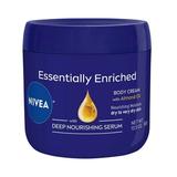 NIVEA Essentially Enriched Body MGF3 Cream for Dry Skin and Very Dry Skin 13.5 Oz Jar